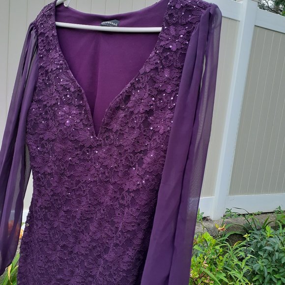 macys eggplant dress